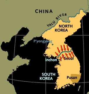 Korea map 6