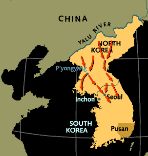Korea map 5