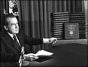 Nixon Addresses The Nation