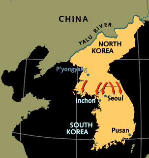 Korea map 1